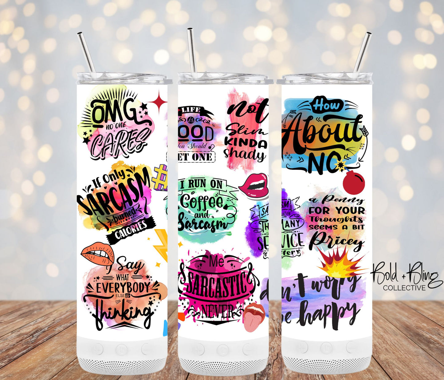 Kinda Shady Funny - 20oz Custom Tumbler