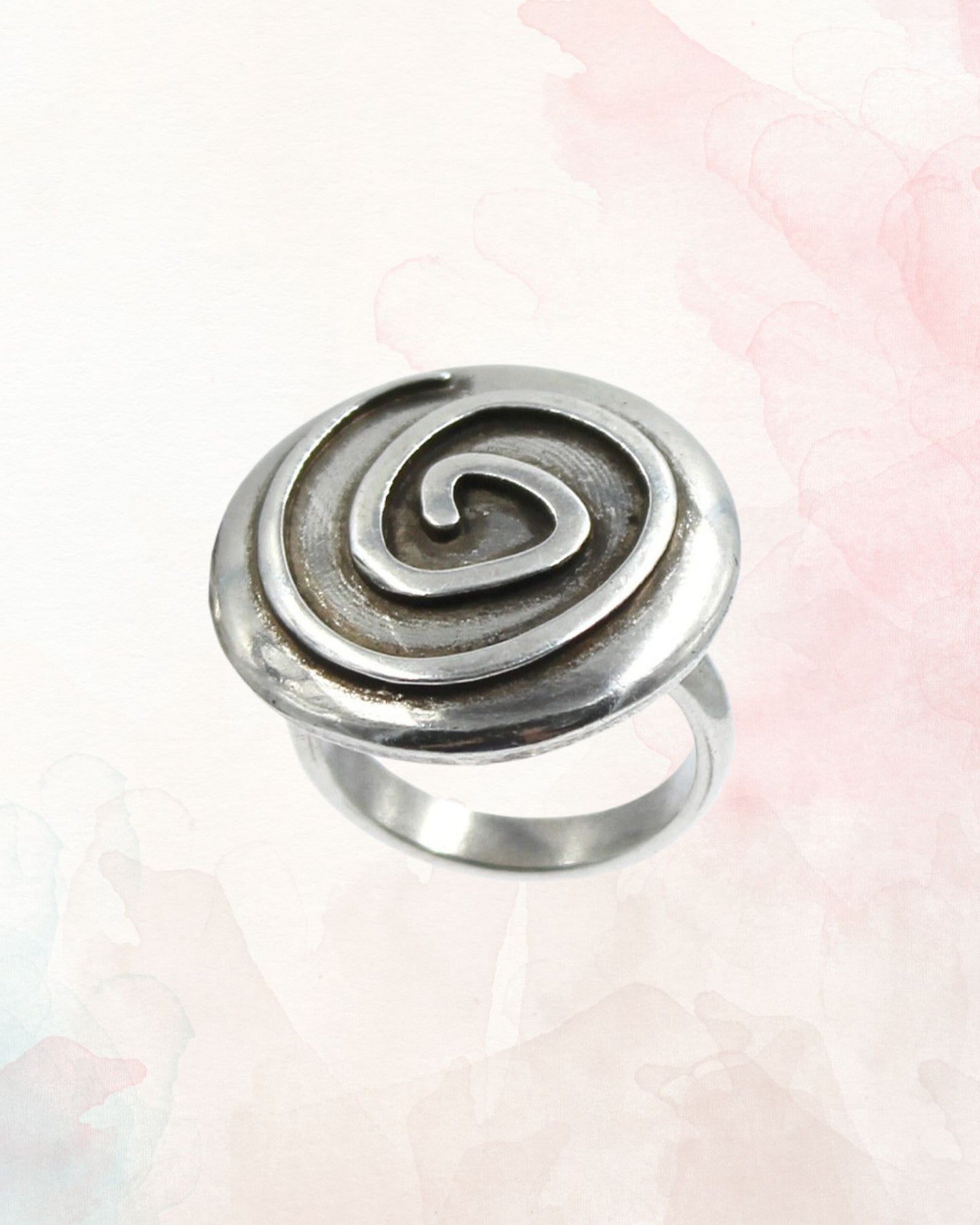 Janae Swirl Adjustable Ring