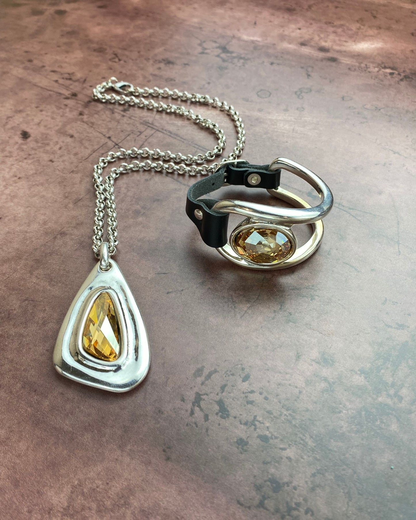 Da'Vine Swarovski Crystal Necklace Set