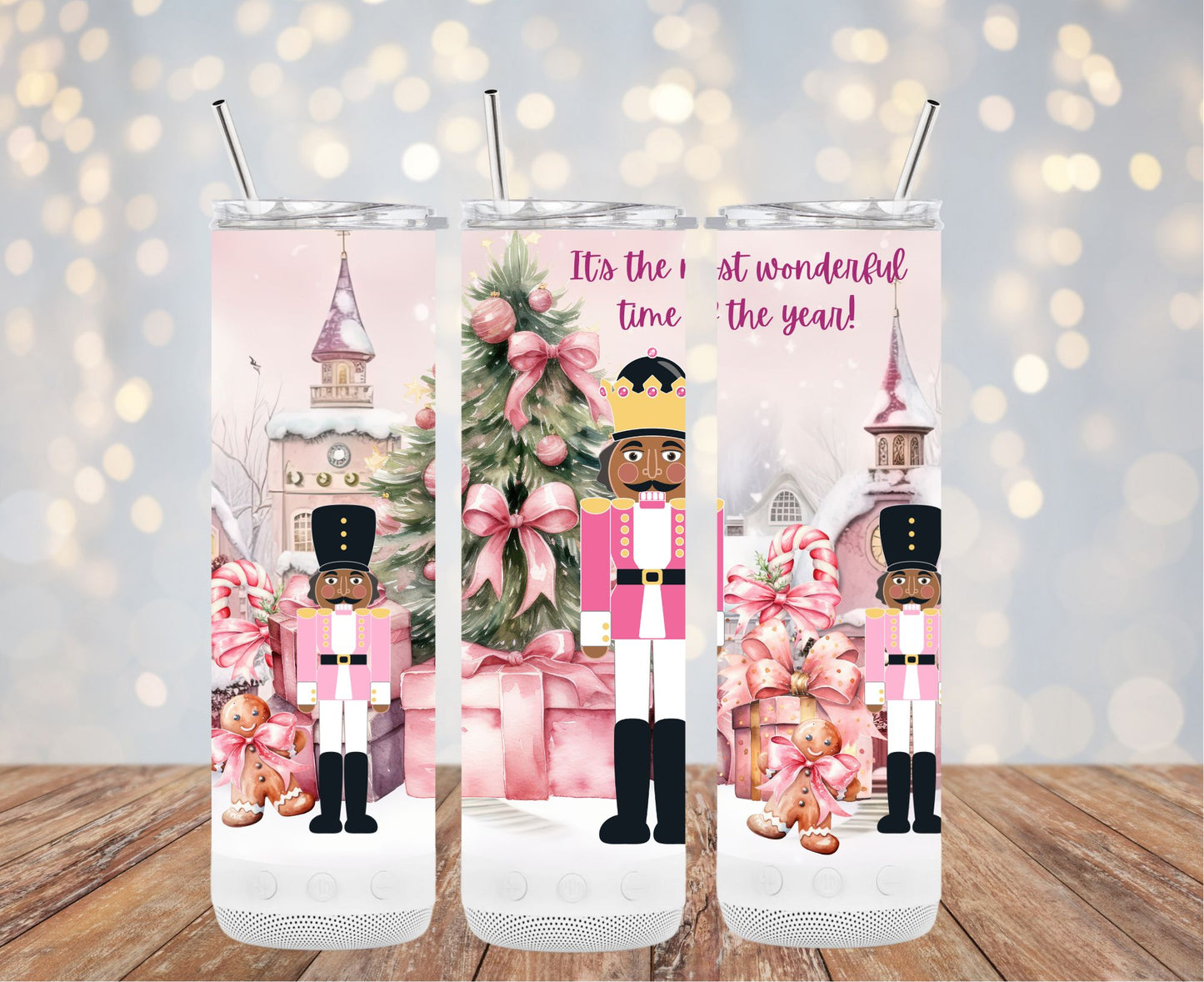 Most Wonderful Time Nutcracker Custom 20oz Tumbler