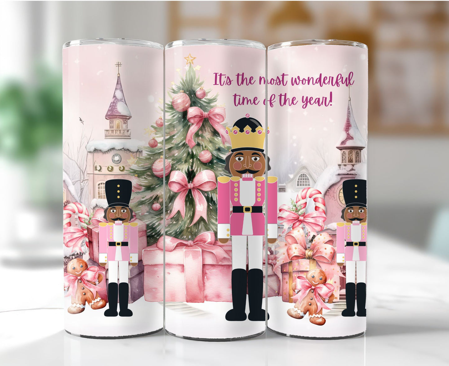 Most Wonderful Time Nutcracker Custom 20oz Tumbler