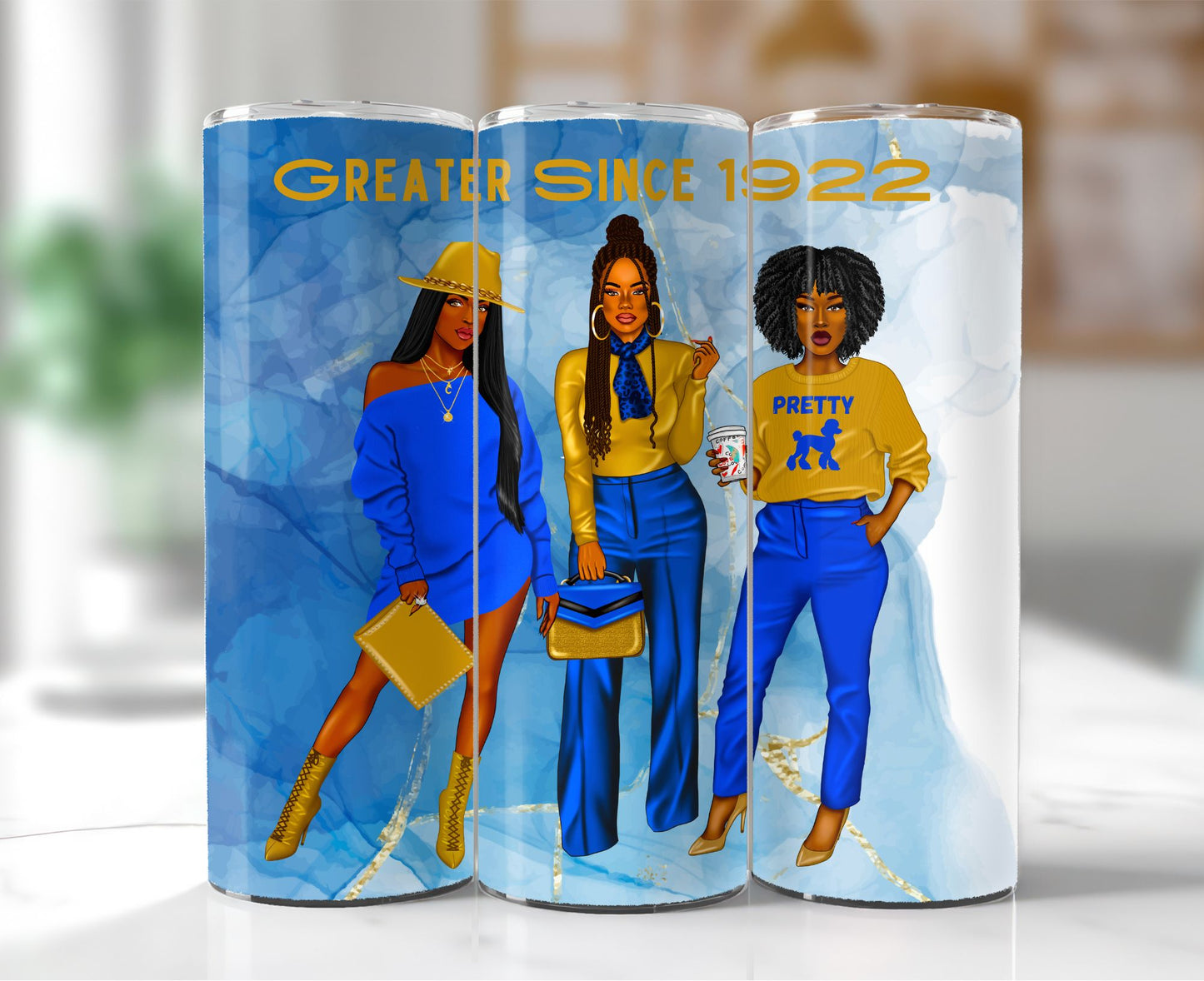 Pretty Poodles - 20oz Custom Tumbler