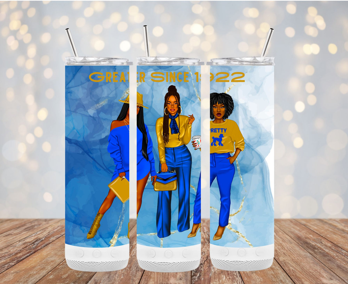 Pretty Poodles - 20oz Custom Tumbler