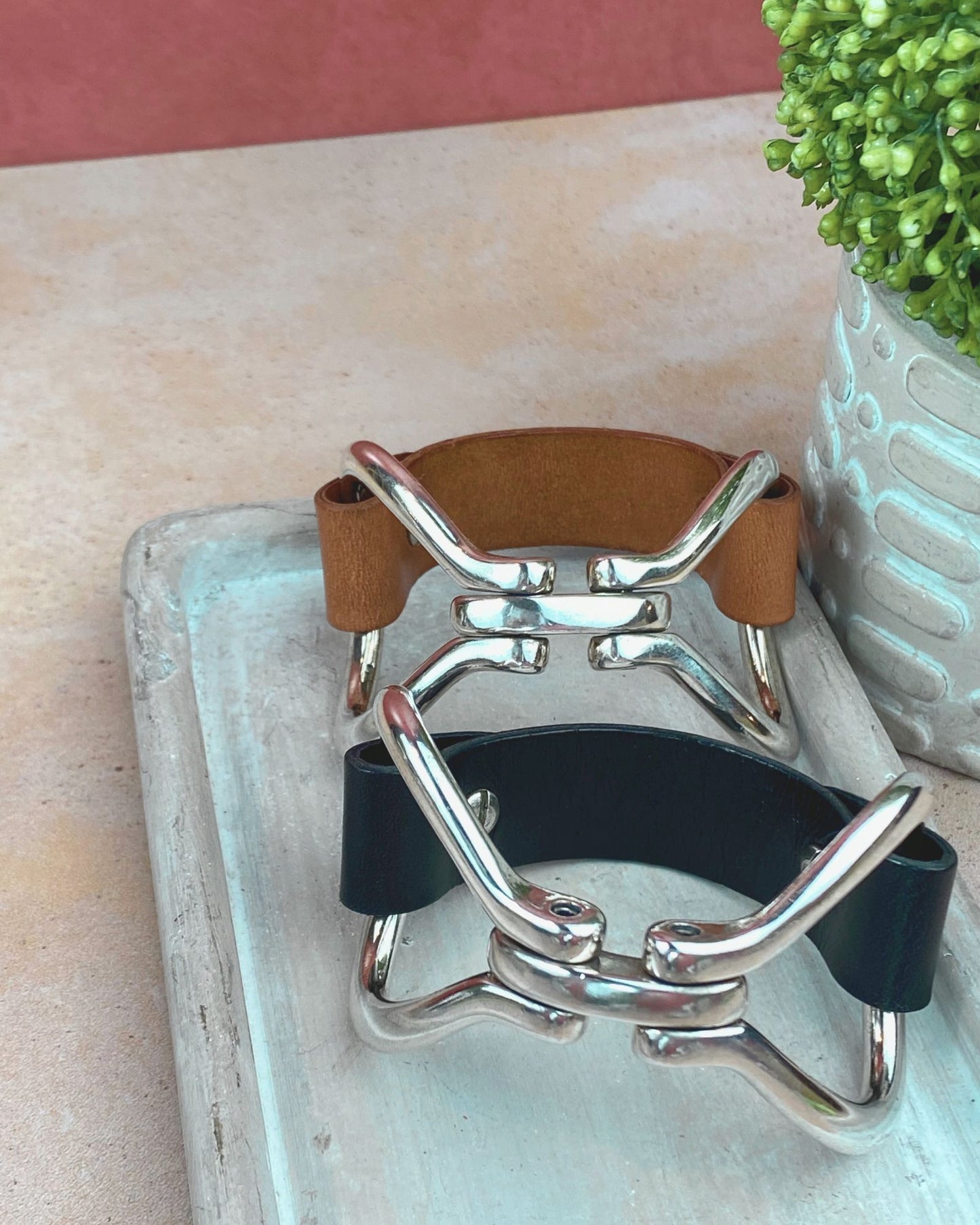 Snazzy Snaffle Cuff Bracelet