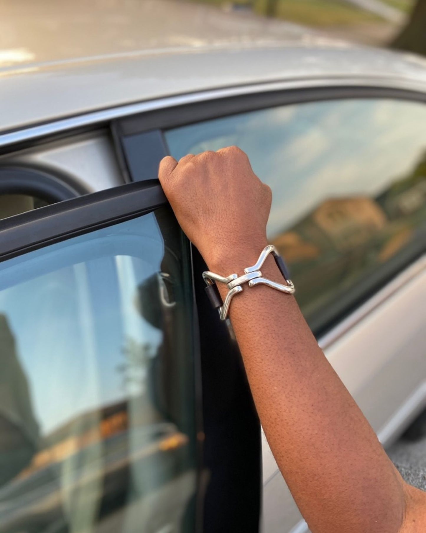 Snazzy Snaffle Cuff Bracelet
