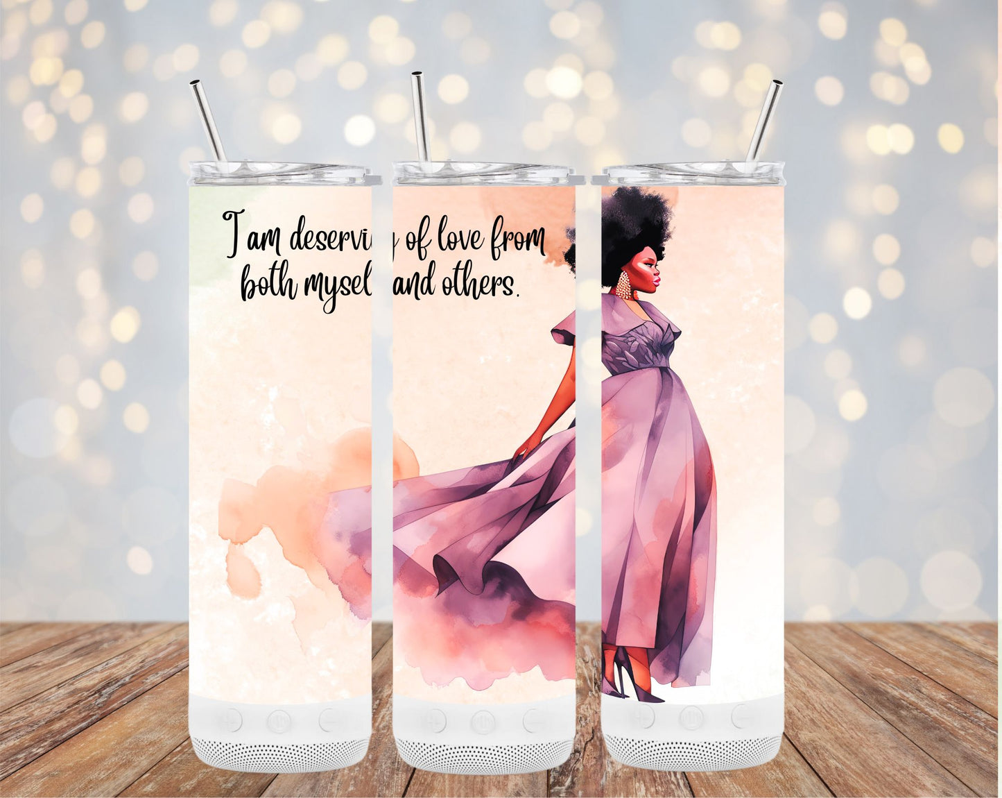 I Deserve Love Inspirational Tumbler