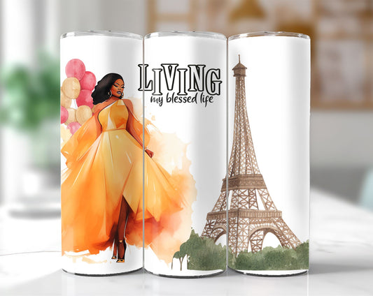 Living My Blessed Life Custom 20oz Tumbler