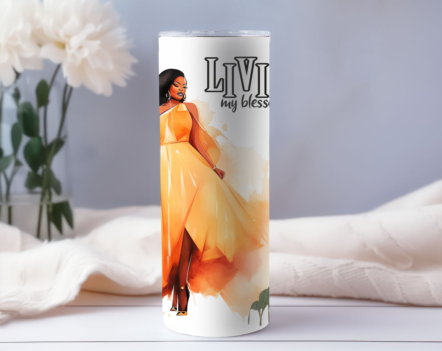 Living My Blessed Life Custom 20oz Tumbler