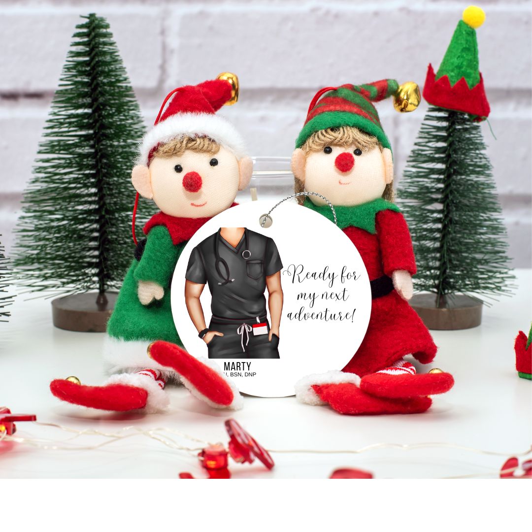 Personalized Nursing Holiday Ornament