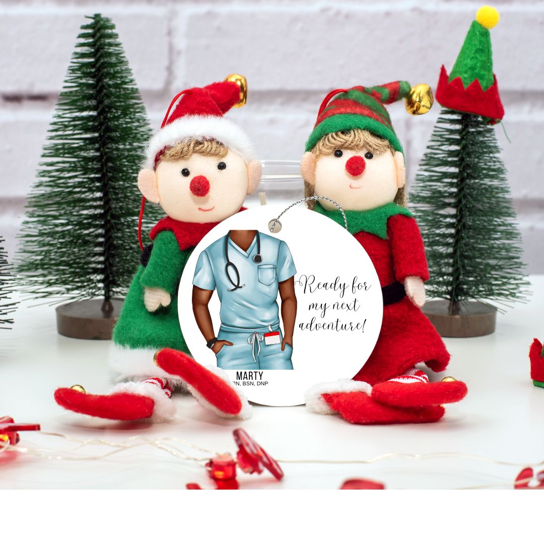 Personalized Nursing Holiday Ornament