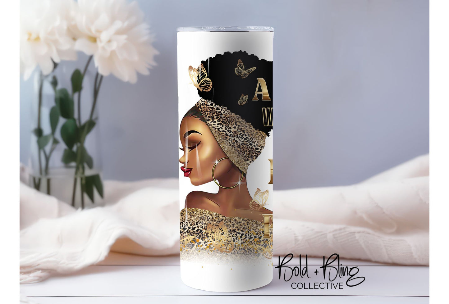 A Queen Will Always Turn Pain Into Power 20oz Tumbler