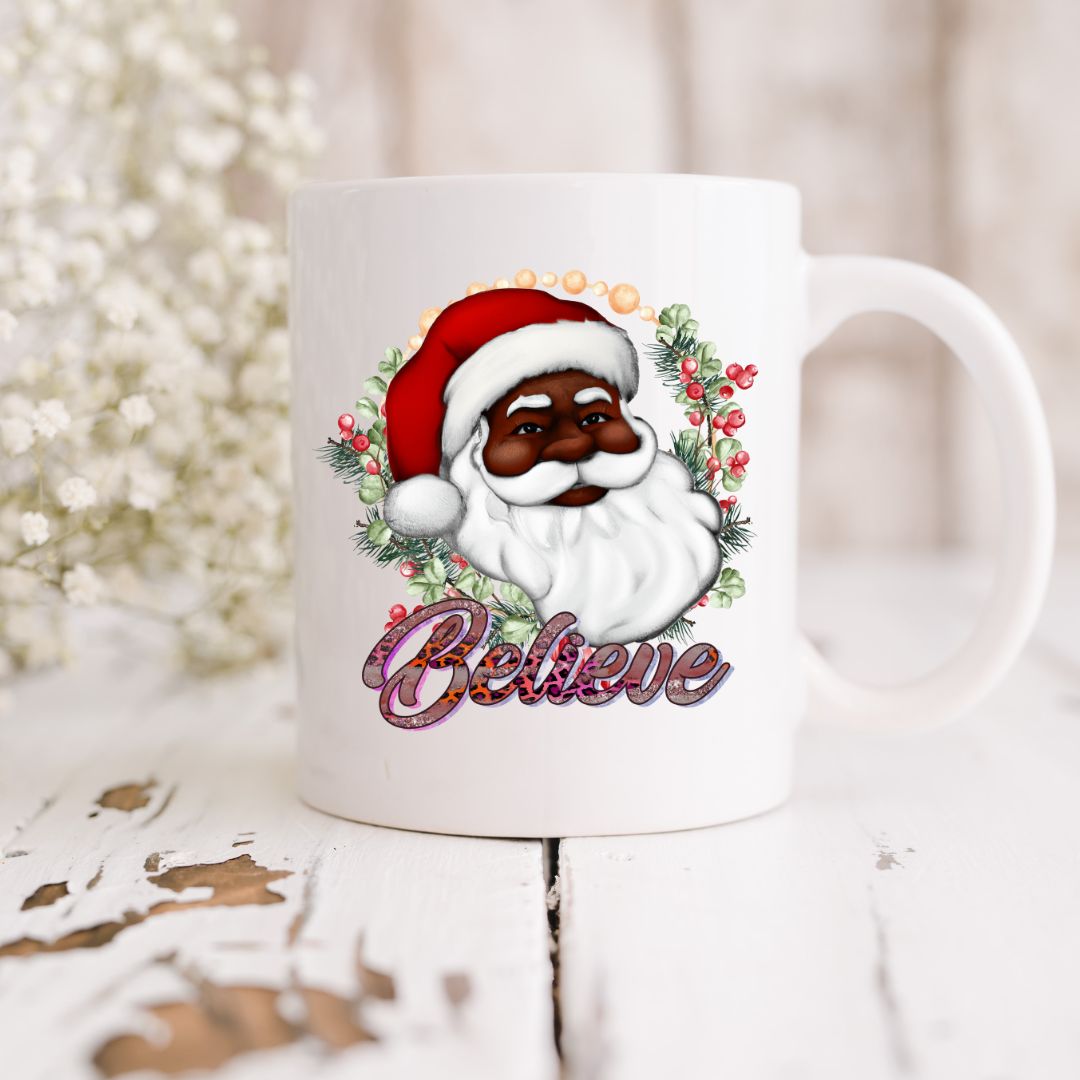 Believe in Santa Custom Coffee Mug