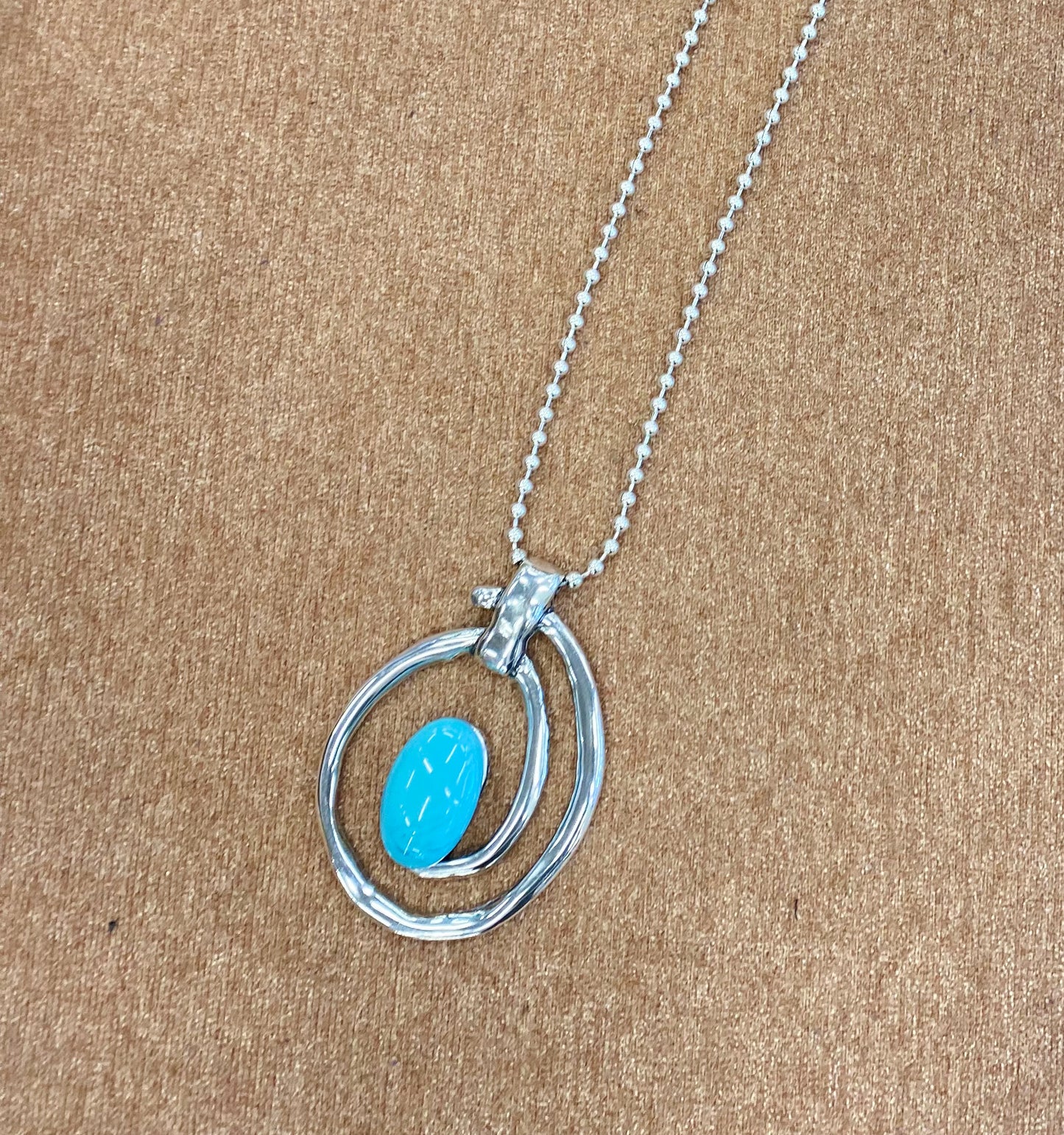 Lexi Spiral Murano Crystal Statement Necklace