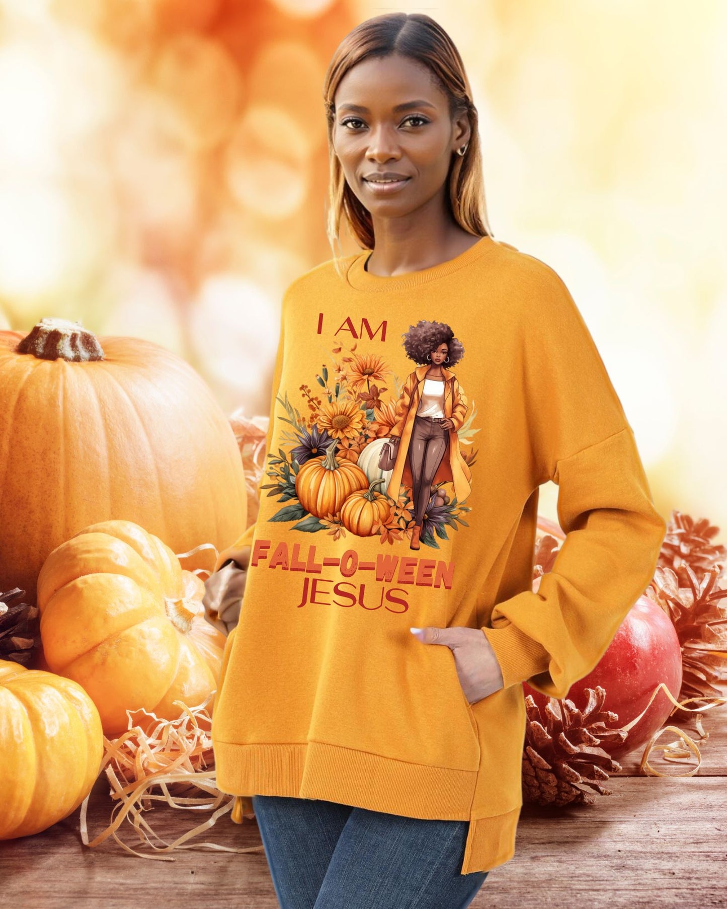 Fall-O-Ween Jesus Sweatshirt