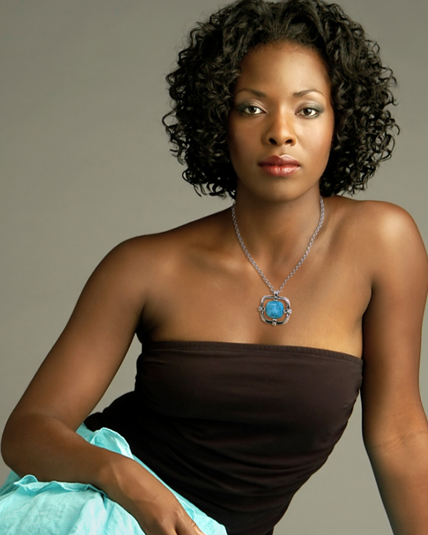 Stylish Turquoise Nyla Pendant Necklace