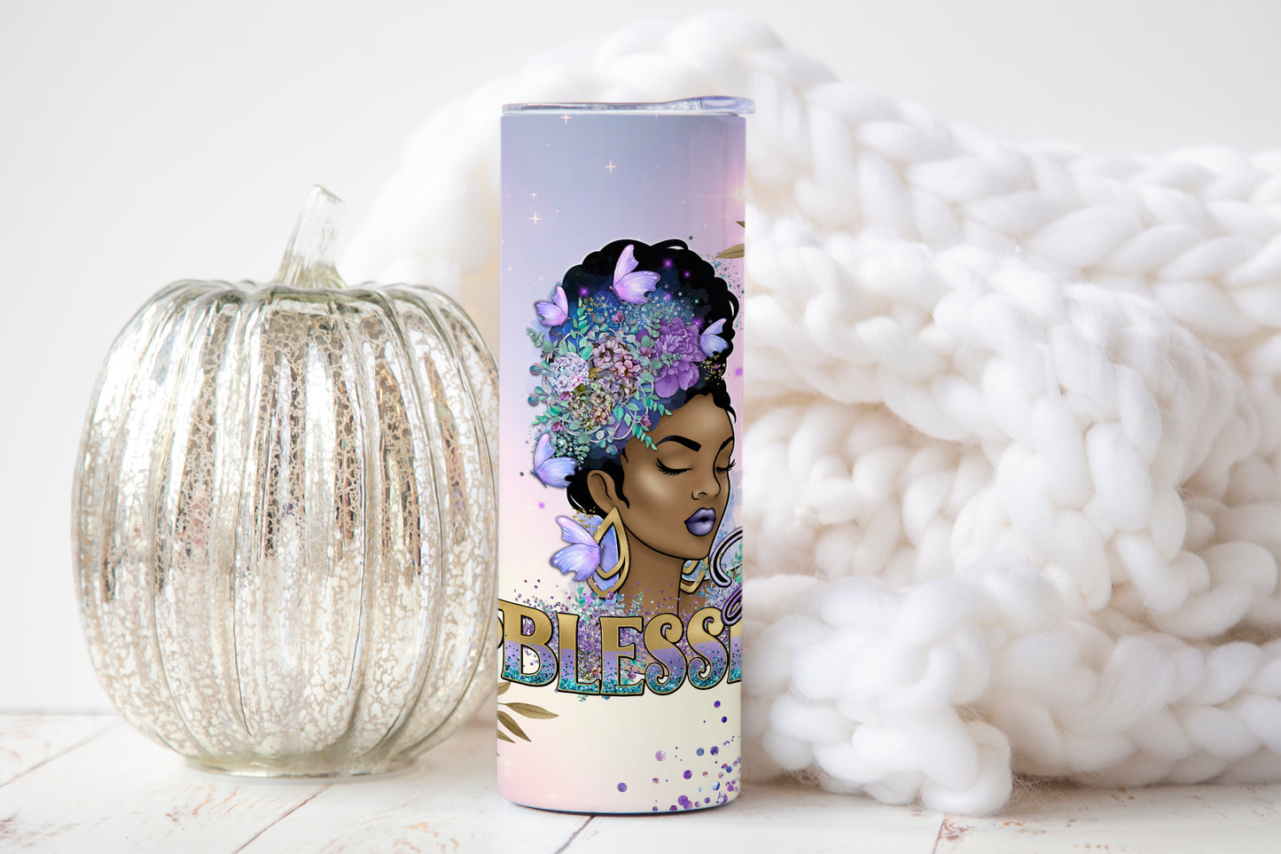 Just Blessed Custom Tumbler