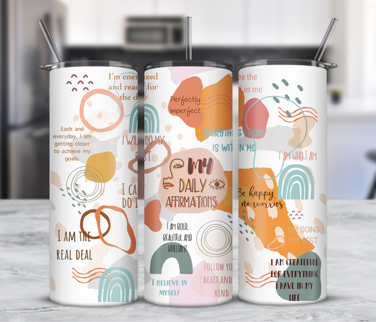 Daily Affirmations 20oz Tumblers