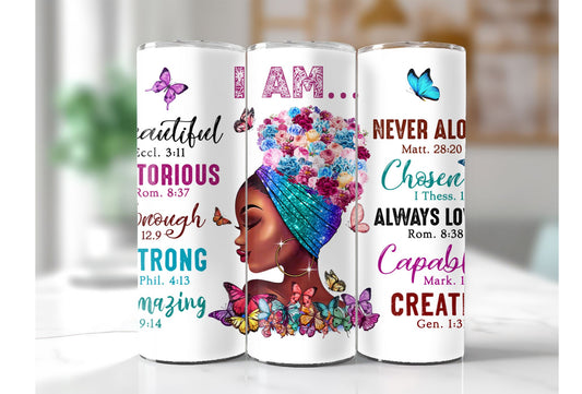 I AM Motivational 20oz Tumbler