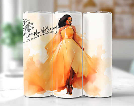 Simply Blessed Inspirational  20oz Tumbler