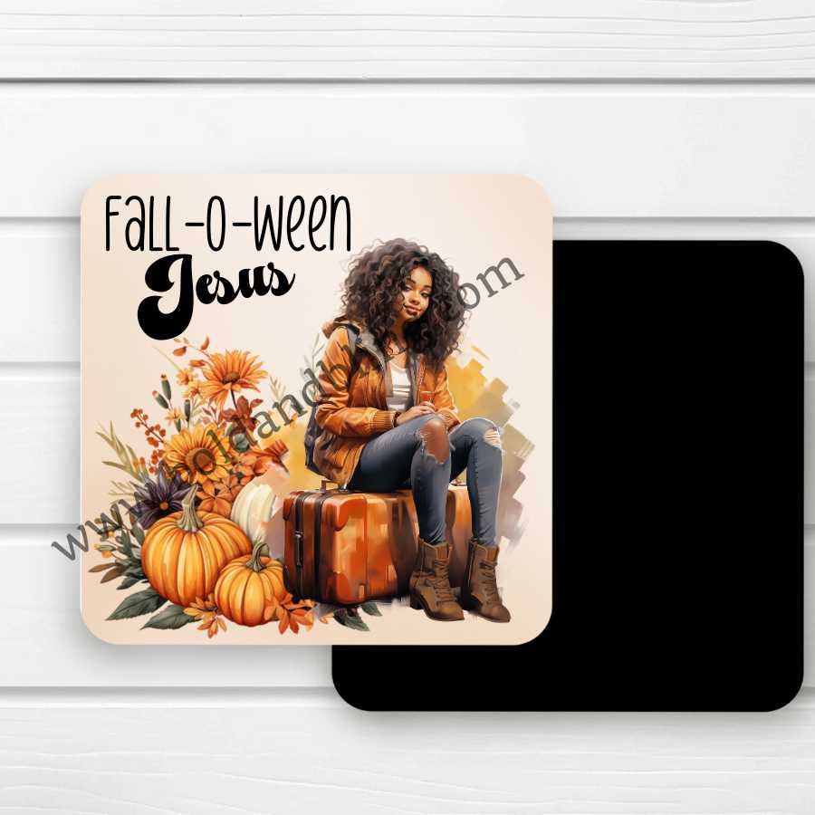 Fall-O-Ween Jesus Magnet