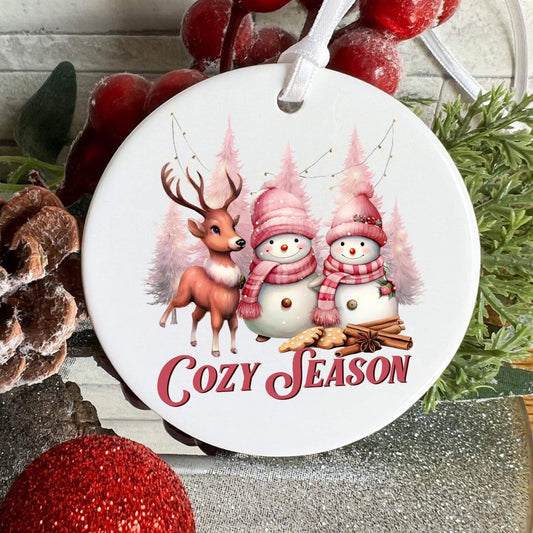 Cozy Season Custom Christmas Ornament