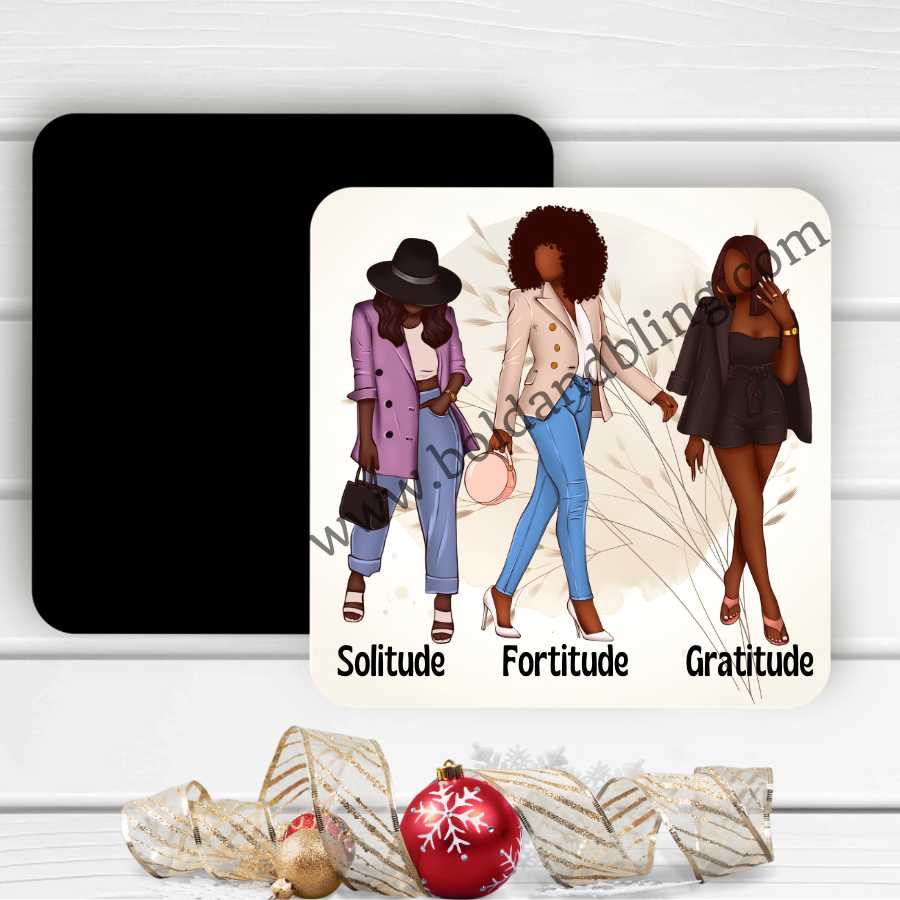 Solitude, Fortitude, Gratitude Magnet