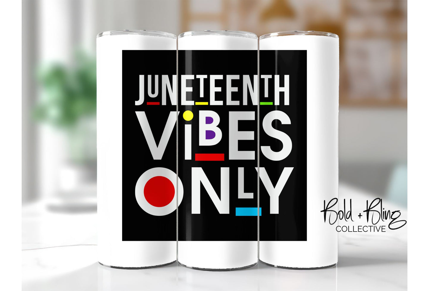 Juneteenth Vibes Only 20oz Tumbler