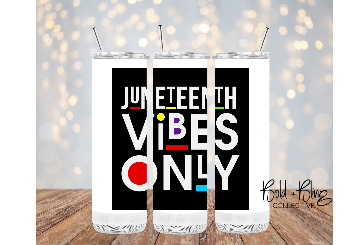 Juneteenth Vibes Only 20oz Tumbler