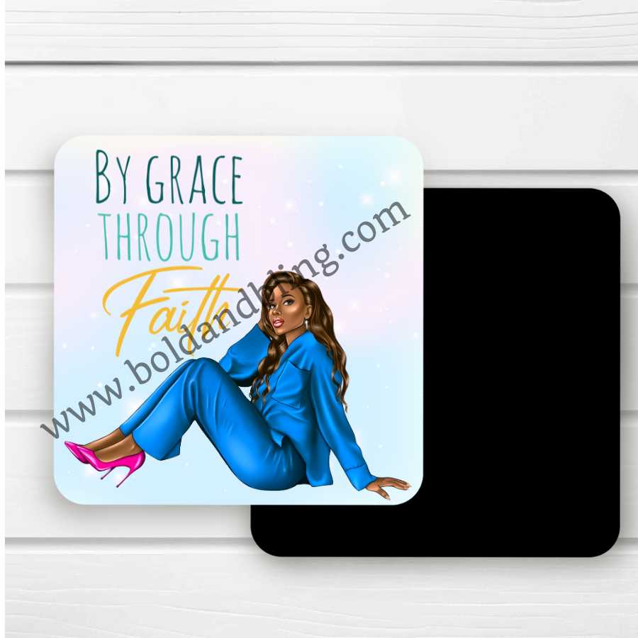 By Grace, Through Faith Magnet