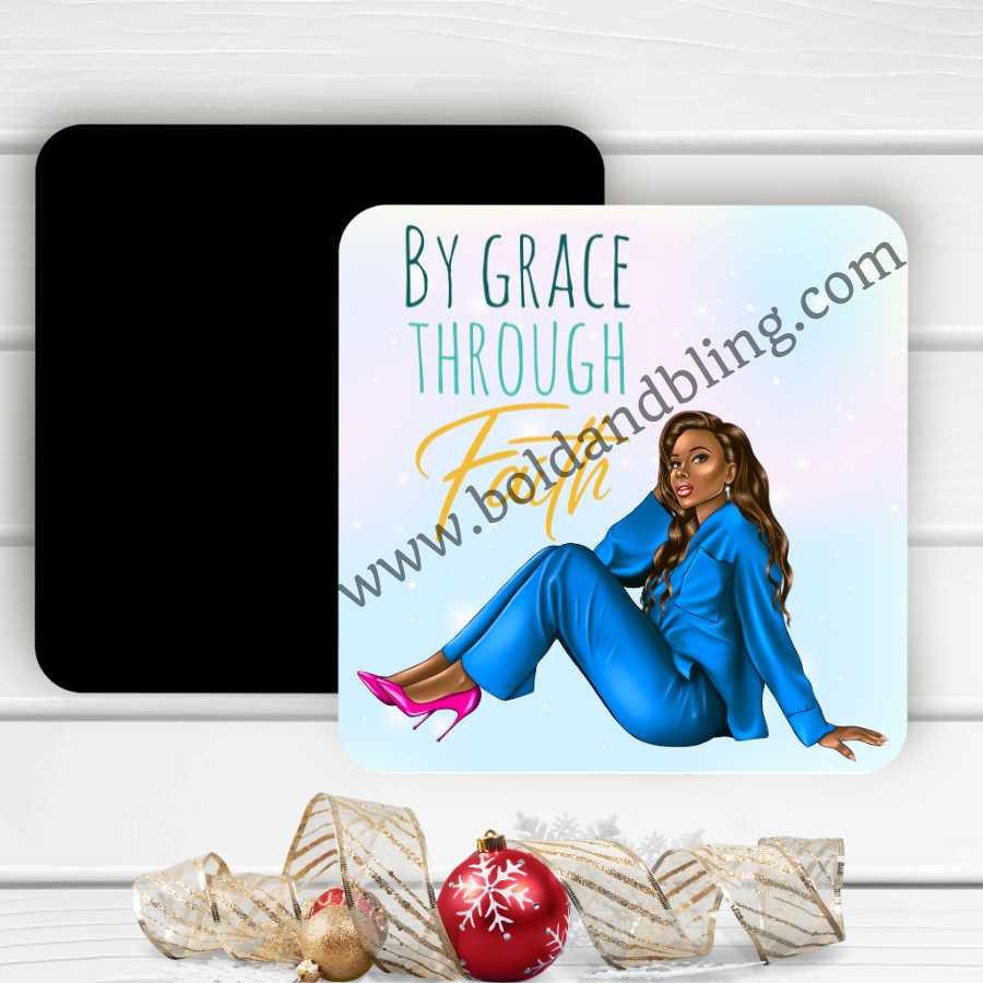 By Grace, Through Faith Magnet