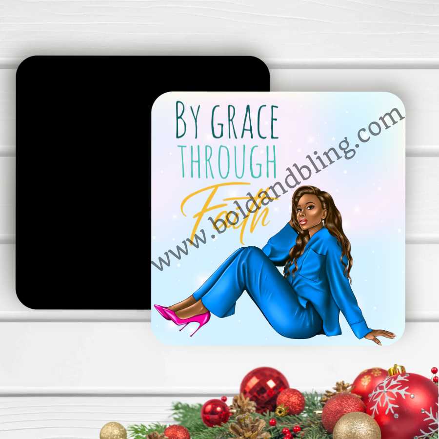 By Grace, Through Faith Magnet