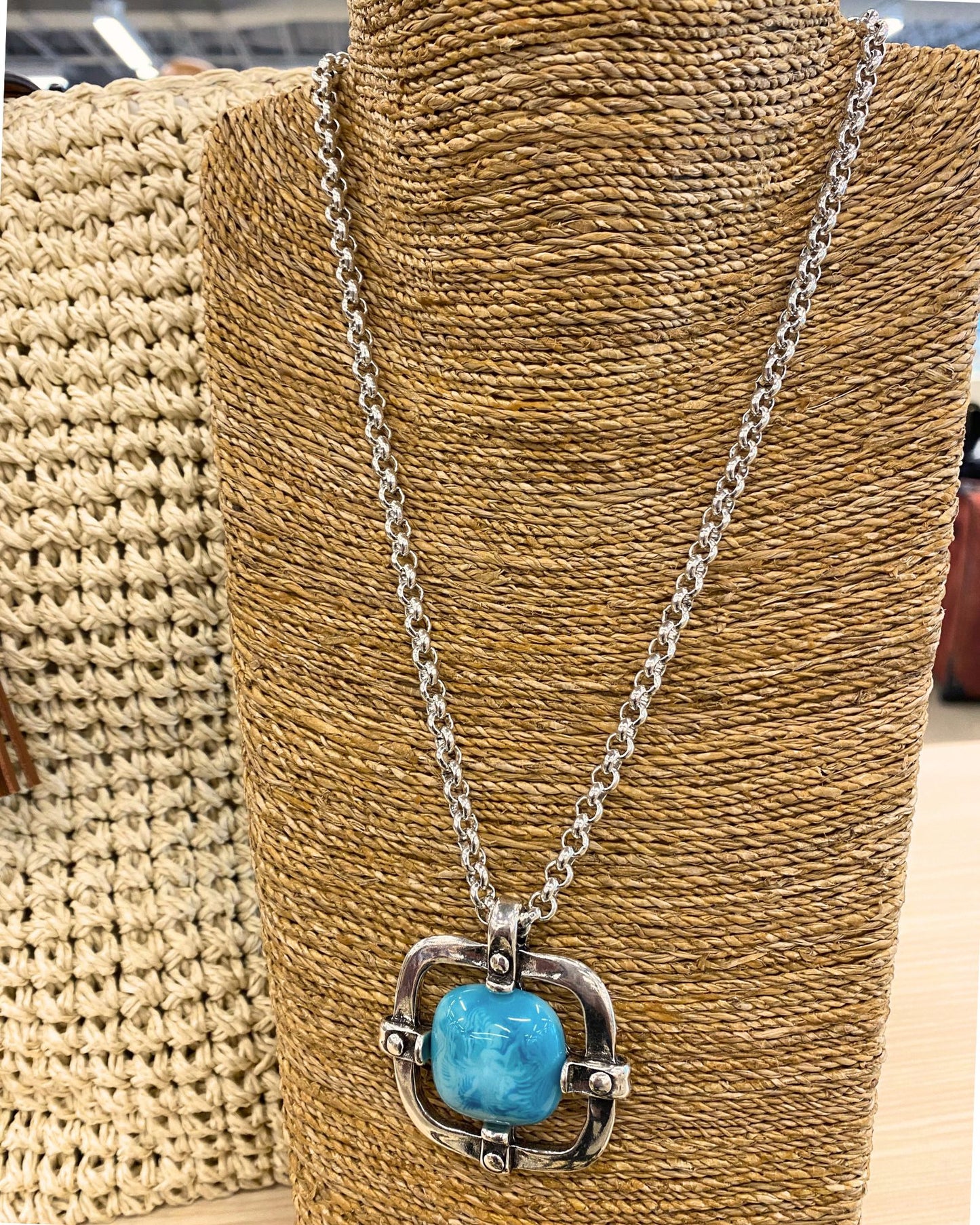 Stylish Turquoise Nyla Pendant Necklace