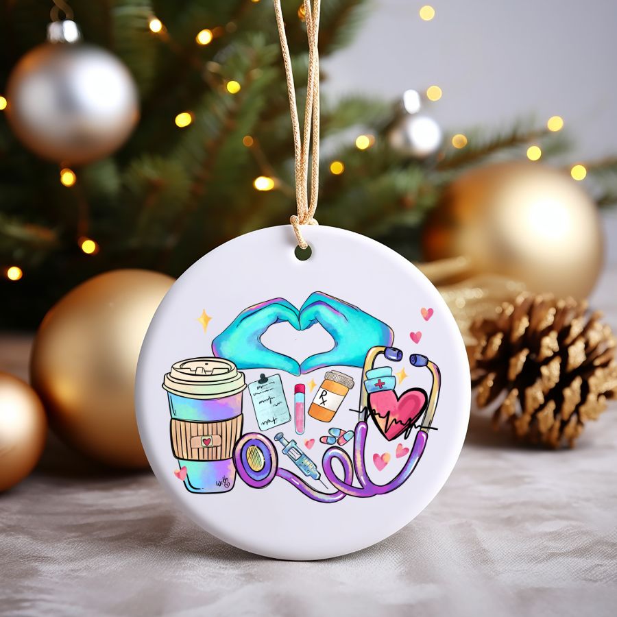 Santa's Favorite Medical Professional Holiday Ornament