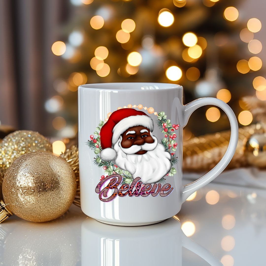 Believe in Santa Custom Coffee Mug