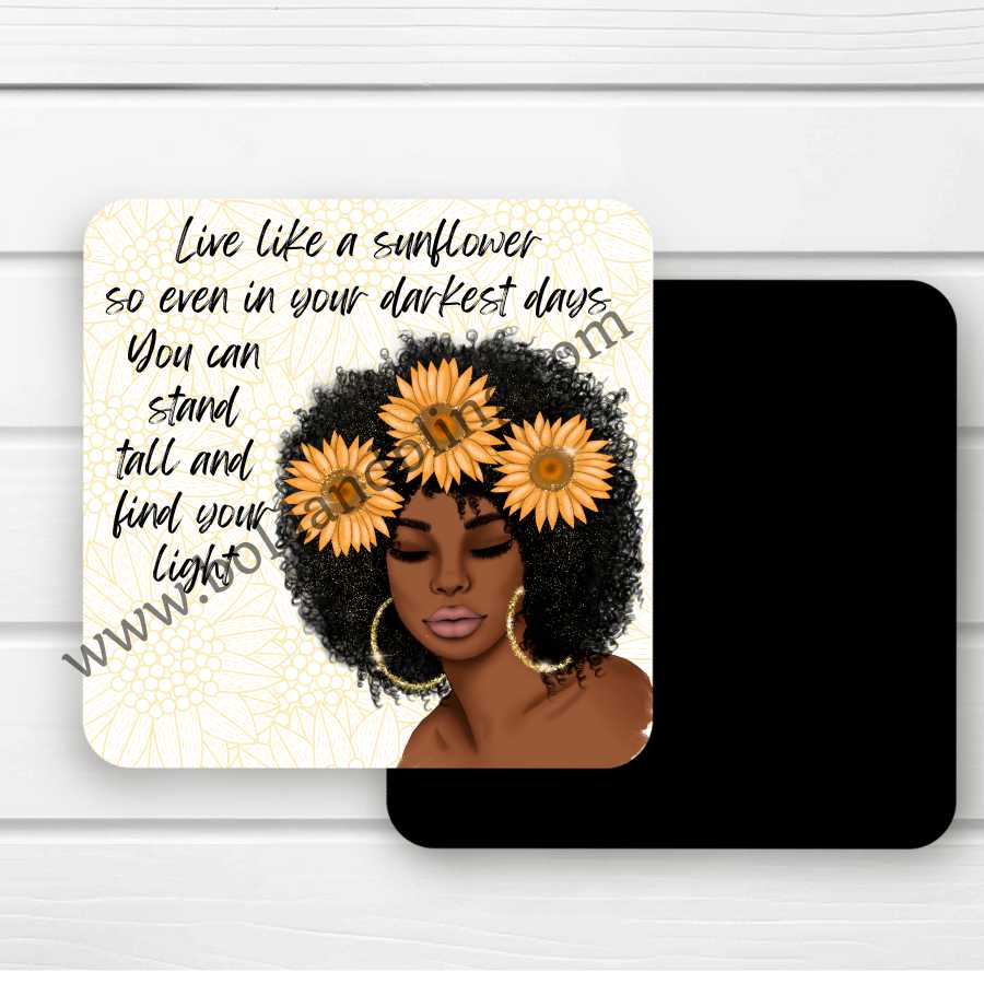 Live Like A Sunflower Magnet