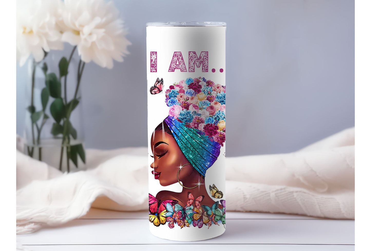 I AM Motivational 20oz Tumbler