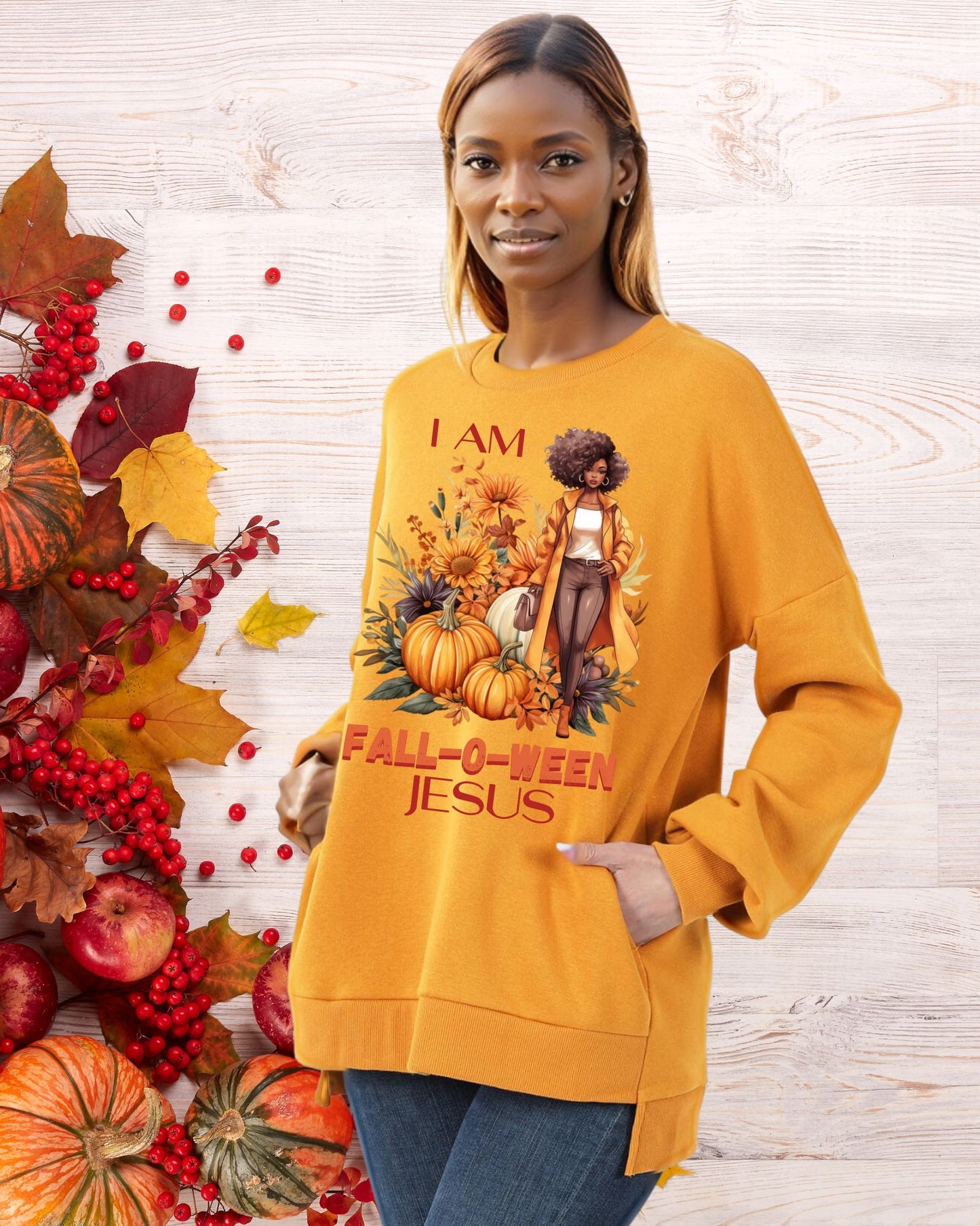 Fall-O-Ween Jesus Sweatshirt