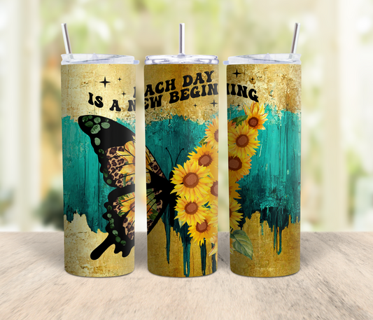 New Beginnings Butterfly Tumbler