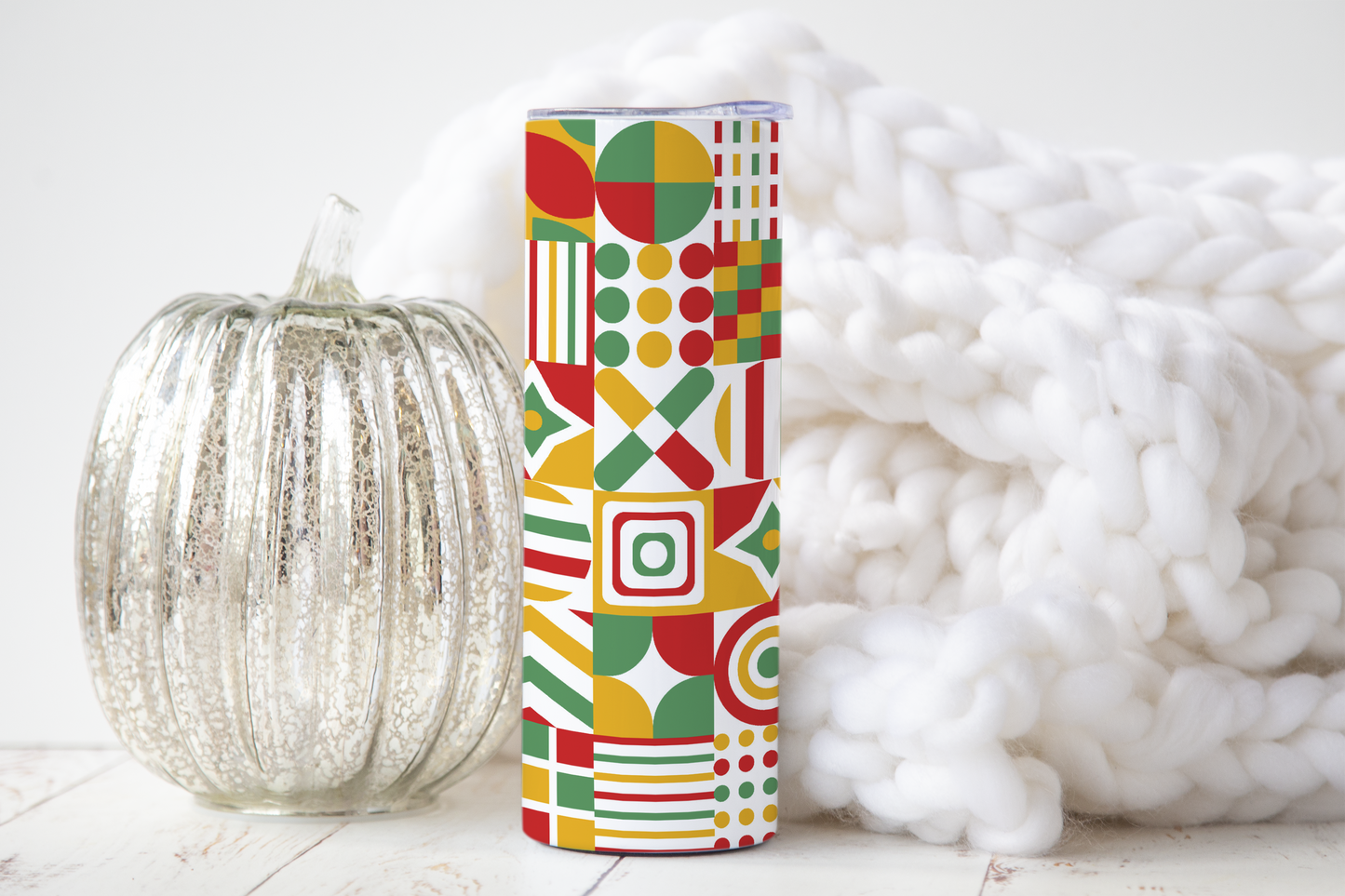 African Pride Kente Inspired Tumbler